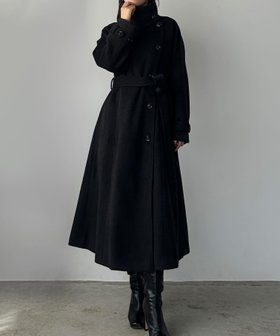 【ジュノア/JUNOAH】のLouere 2wayハイネックウールライクウエストシェイプフレアコート 人気、トレンドファッション・服の通販 founy(ファニー) ファッション Fashion レディースファッション Fashion for Women アウター Coat / Outerwear Collection コート・ロングコート・ピーコート Long Coats, Peacoats & More |ID:prp329100004741966