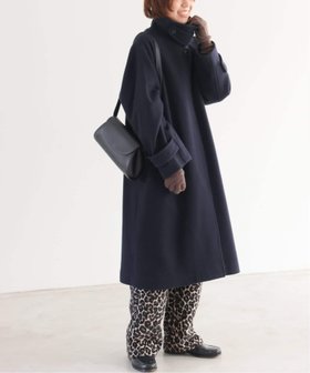 【ジャーナルスタンダード レリューム/JOURNAL STANDARD relume】の尾州ウールスーパー100ステンカラーコート 人気、トレンドファッション・服の通販 founy(ファニー) ファッション Fashion レディースファッション Fashion for Women アウター Coat / Outerwear Collection コート・ロングコート・ピーコート Long Coats, Peacoats & More 2025年 2025 2025-2026秋冬・A/W Autumn/Winter 2025–26 AW25–26 なめらか Smooth, Silky Texture スタンド Stand Collar, Upright Stand スリーブ Sleeve, Long Sleeve / Short Sleeve フロント Front, Front Design 冬 Winter / This Winter |ID:prp329100004741980