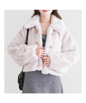 【ルディックパーク/LUDIC PARK】のファーショート丈ダッフルジャケット 人気、トレンドファッション・服の通販 founy(ファニー) ファッション Fashion レディースファッション Fashion for Women アウター Coat / Outerwear Collection レディースジャケット・軽アウター Jackets ショート Short, Short Length ポケット Pocket, Pocket Detail |ID:prp329100004741982