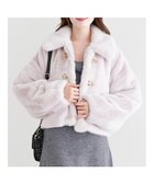 【ルディックパーク/LUDIC PARK】のファーショート丈ダッフルジャケット 人気、トレンドファッション・服の通販 founy(ファニー) ファッション Fashion レディースファッション Fashion for Women アウター Coat / Outerwear Collection レディースジャケット・軽アウター Jackets ショート Short, Short Length ポケット Pocket, Pocket Detail thumbnail ピンク|ID: prp329100004741982 ipo3291000000034264873