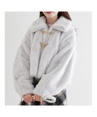 【ルディックパーク/LUDIC PARK】のファーショート丈ダッフルジャケット 人気、トレンドファッション・服の通販 founy(ファニー) ファッション Fashion レディースファッション Fashion for Women アウター Coat / Outerwear Collection レディースジャケット・軽アウター Jackets ショート Short, Short Length ポケット Pocket, Pocket Detail thumbnail 淡グレー|ID: prp329100004741982 ipo3291000000034264875
