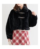 【ルディックパーク/LUDIC PARK】のファーショート丈ダッフルジャケット 人気、トレンドファッション・服の通販 founy(ファニー) ファッション Fashion レディースファッション Fashion for Women アウター Coat / Outerwear Collection レディースジャケット・軽アウター Jackets ショート Short, Short Length ポケット Pocket, Pocket Detail thumbnail 黒|ID: prp329100004741982 ipo3291000000034264879