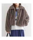 【ルディックパーク/LUDIC PARK】のドロストファーブルゾン 人気、トレンドファッション・服の通販 founy(ファニー) ファッション Fashion レディースファッション Fashion for Women アウター Coat / Outerwear Collection ブルゾンジャケット・スポーティアウター Blouson Jackets ドローストリング Drawstring, Pull Cord フロント Front, Front Design ブルゾン Blouson, Bomber Jacket thumbnail 濃グレー|ID: prp329100004741985 ipo3291000000034264895