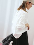 【サマンサモスモス/Samansa Mos2】のリネンタッチドルマンスリーブプルオーバー オフホワイト|ID: prp329100004741987 ipo3291000000034264914