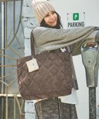 【ニコアンド/niko and】のオリジナルポーチ付きキルトトートバッグL ダークブラウンスエード|ID: prp329100004742015 ipo3291000000034591086