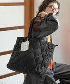 【ニコアンド/niko and】のオリジナルポーチ付きキルトトートバッグL ブラックスエード|ID: prp329100004742015 ipo3291000000034591087