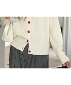 【ミニミニストア/miniministore】のハートボタンニットカーディガン秋冬韓国風 アイボリー|ID: prp329100004742116 ipo3291000000034266231