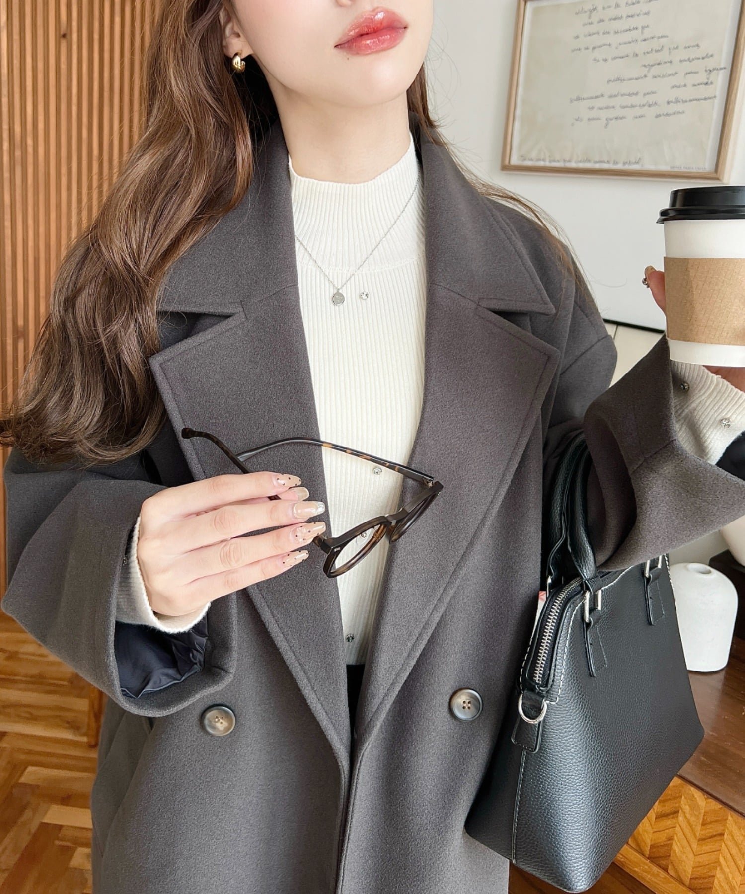 【モーメントプラス/moment+ / MEN】のニットメルトンサイドスリットロングチェスターコート インテリア・キッズ・メンズ・レディースファッション・服の通販 founy(ファニー) 　ファッション　Fashion　メンズファッション　Fashion for Men　シューズ　Shoes, Footwear　スラックス　Slacks, Dress Pants　スリット　Slit, Slit Detail　トレンド　Trend, Trending Now　定番　Standard, Basic Item　なめらか　Smooth, Silky Texture　フェルト　Felt, Felt Fabric　フラット　Flat, Flat Shoes　ベーシック　Basic, Essential　ポケット　Pocket, Pocket Detail　メルトン　Melton, Heavy Wool　ロング　Long, Long-Length　再入荷　Restock / Back in Stock　プチプライス・低価格　Affordable / Budget Price　おすすめ　Recommended / Our Picks　エレガント 上品　Elegant　チャコールグレー|ID: prp329100004742149 ipo3291000000034591082