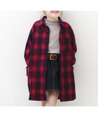 【デビロック/devirock / KIDS】の綿100% チェック柄 ネルシャツ ワンピース 長袖ワンピース ワンピース 25AW 001-レッド|ID: prp329100004742161 ipo3291000000034624654