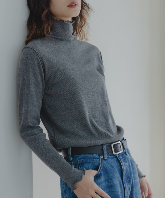 【サニーレーベル/Sonny Label / URBAN RESEARCH】の『UR TECH』蓄熱ハイネックメロウプルオーバー インテリア・キッズ・メンズ・レディースファッション・服の通販 founy(ファニー) https://founy.com/ ファッション Fashion レディースファッション Fashion for Women トップス・カットソー Cut & Sew Tops カジュアルプルオーバー・ニットトップス Pullovers & Knit Tops / Casual Pullovers インナー Innerwear シンプル Simple, Minimal スウェット / スエット Sweatshirt, Sweatwear デニム Denim, Jeans Material トレンド Trend, Trending Now ハイネック High Neck, Mock Neck フィット Fit, Slim Fit ワンポイント One Point, Statement Accent 冬 Winter / This Winter A/W・秋冬 Autumn/Winter おすすめ Recommended / Our Picks 2025年 2025 2025-2026秋冬・A/W Autumn/Winter 2025–26 AW25–26 |ID: prp329100004742162 ipo3291000000035330025