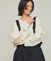 【フリークスストア/FREAK'S STORE】のオーガニックコットン 袖フリル ロングスリーブTシャツ / 長袖TEE 25AW 人気、トレンドファッション・服の通販 founy(ファニー) ファッション Fashion レディースファッション Fashion for Women トップス・カットソー Cut & Sew Tops シャツ・ブラウス・オフィスカジュアル Elegant Blouses & Button-Ups ロングTシャツ・Tシャツ Longline T-Shirts & Tees スラックス Slacks, Dress Pants スリーブ Sleeve, Long Sleeve / Short Sleeve デニム Denim, Jeans Material 長袖 Long Sleeve, Full Sleeve フリル Frill, Ruffle ロング Long, Long-Length A/W・秋冬 Autumn/Winter 冬 Winter / This Winter おすすめ Recommended / Our Picks 2025年 2025 2025-2026秋冬・A/W Autumn/Winter 2025–26 AW25–26 |ID:prp329100004742176