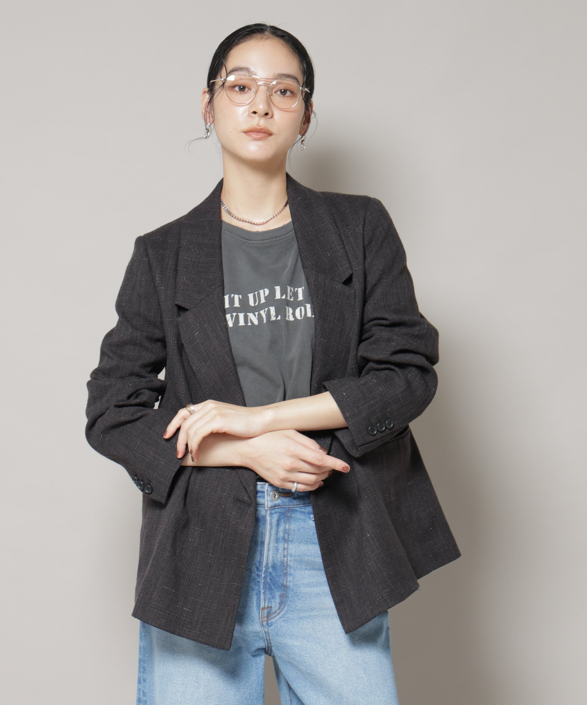 【ナノ ユニバース/nano universe】のツイードセミダブルジャケット(セットアップ可) 人気、トレンドファッション・服の通販 founy(ファニー) 　ファッション　Fashion　レディースファッション　Fashion for Women　アウター　Coat / Outerwear Collection　レディースジャケット・軽アウター　Jackets　インナー　Innerwear　ウォッシャブル　Machine Washable　ウォーム　Warm Fabric　オケージョン　Occasion Wear　クラシカル　Classical, Vintage-Inspired　クラシック　Classic, Timeless Style　ジャケット　Jacket, Outerwear　セットアップ　Set-Up, Coordinated Outfit　ツイード　Twill, Twill Weave　テーラード　Tailored, Tailored Fit　デニム　Denim, Jeans Material　バランス　Balance, Style Balance　ミックス　Mix, Mixed Style　おすすめ　Recommended / Our Picks　2025年　2025　2025-2026秋冬・A/W　Autumn/Winter 2025–26 AW25–26　 other-1|ID: prp329100004742203 ipo3291000000034267127