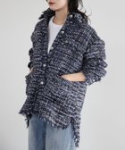 【ガール/GIRL】の【VERY 1月号掲載】ツイードステンカラーオーバーサイズジャケット 人気、トレンドファッション・服の通販 founy(ファニー) 雑誌掲載アイテム Magazine Picks & Fashion Features ファッション雑誌 Fashion Magazines ヴェリィ VERY ファッション Fashion レディースファッション Fashion for Women アウター Coat / Outerwear Collection レディースジャケット・軽アウター Jackets 1月号 January Issue クラシック Classic, Timeless Style 雑誌 Magazine, Fashion Magazine ツイード Twill, Twill Weave フリンジ Fringe, Tassel エレガント 上品 Elegant thumbnail BLMIX|ID: prp329100004742226 ipo3291000000034267390