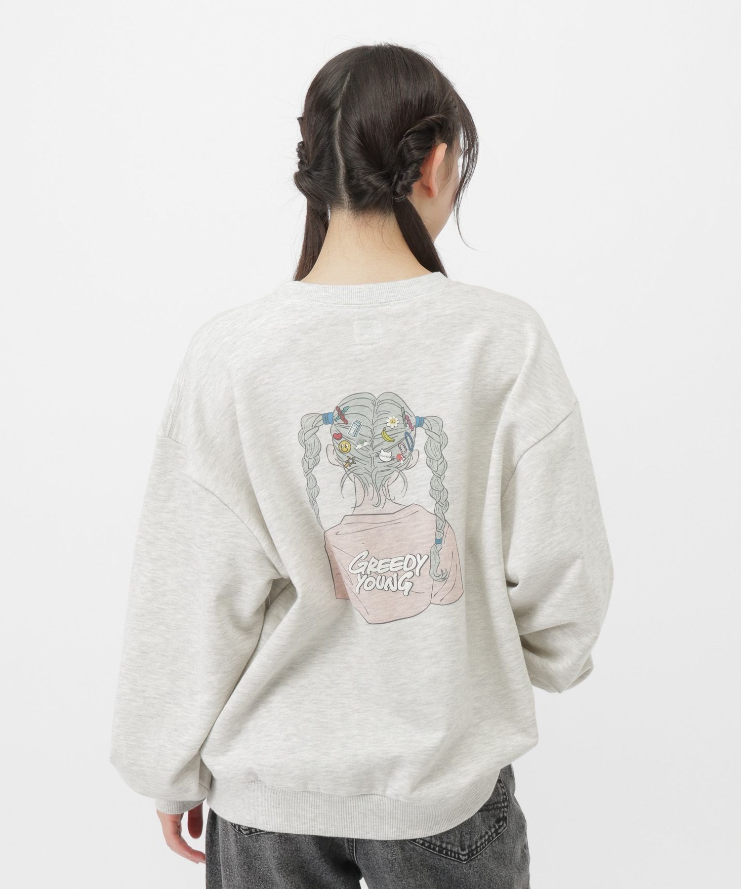 【グローバルワーク/GLOBAL WORK / KIDS】のUSAガーリーグラフィックスウェット/AND YUA ANY/581117 インテリア・キッズ・メンズ・レディースファッション・服の通販 founy(ファニー) 　ファッション　Fashion　キッズファッション　Fashion for Kids　おすすめ　Recommended / Our Picks　ガーリー　Girly, Feminine Style　グラフィック　Graphic, Graphic Design　ショート　Short, Short Length　トレンド　Trend, Trending Now　フレア　Flare, Flared　ボトム　Bottoms, Lower Wear　マキシ　Maxi, Full Length　定番　Standard, Basic Item　A/W・秋冬　Autumn/Winter　杢グレー11|ID: prp329100004742227 ipo3291000000034637259