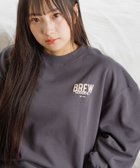 【グローバルワーク/GLOBAL WORK / KIDS】のUSAガーリーグラフィックスウェット/AND YUA ANY/581117 チャコール19|ID: prp329100004742227 ipo3291000000034721082