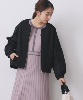 【インデックス/INDEX】のキルティング切替ノーカラーブルゾン【洗濯機OK】 人気、トレンドファッション・服の通販 founy(ファニー) ファッション Fashion レディースファッション Fashion for Women アウター Coat / Outerwear Collection ブルゾンジャケット・スポーティアウター Blouson Jackets キルティング Quilted, Quilting シンプル Simple, Minimal ストレッチ Stretch, Stretchy Fabric スマート Smart, Elegant トレンド Trend, Trending Now フロント Front, Front Design ブルゾン Blouson, Bomber Jacket ポケット Pocket, Pocket Detail 切替 Switching, Contrast Panel |ID:prp329100004742270