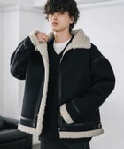 【ロッキーモンロー/Rocky Monroe】のオーバーサイズ B-3フェイクムートン2WAY裏ボアブルゾン 人気、トレンドファッション・服の通販 founy(ファニー) ファッション Fashion レディースファッション Fashion for Women アウター Coat / Outerwear Collection ブルゾンジャケット・スポーティアウター Blouson Jackets ショルダー Shoulder, Shoulder Strap ジャケット Jacket, Outerwear スタンド Stand Collar, Upright Stand トレンド Trend, Trending Now トレーナー Sweatshirt, Trainer ドロップ Drop Shoulder, Dropped Style バランス Balance, Style Balance パイピング Piping, Trim Design ビッグ Big, Oversized フェイクムートン Faux Shearling, Faux Mouton フェイクレザー Faux Leather, PU Leather ブルゾン Blouson, Bomber Jacket メンズ Men's, Menswear リラックス Relax, Relaxed Fit ワイド Wide, Wide Fit 再入荷 Restock / Back in Stock おすすめ Recommended / Our Picks thumbnail ブラック|ID: prp329100004742282 ipo3291000000034599033
