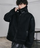 【ロッキーモンロー/Rocky Monroe】のオーバーサイズ B-3フェイクムートン2WAY裏ボアブルゾン 人気、トレンドファッション・服の通販 founy(ファニー) ファッション Fashion レディースファッション Fashion for Women アウター Coat / Outerwear Collection ブルゾンジャケット・スポーティアウター Blouson Jackets ショルダー Shoulder, Shoulder Strap ジャケット Jacket, Outerwear スタンド Stand Collar, Upright Stand トレンド Trend, Trending Now トレーナー Sweatshirt, Trainer ドロップ Drop Shoulder, Dropped Style バランス Balance, Style Balance パイピング Piping, Trim Design ビッグ Big, Oversized フェイクムートン Faux Shearling, Faux Mouton フェイクレザー Faux Leather, PU Leather ブルゾン Blouson, Bomber Jacket メンズ Men's, Menswear リラックス Relax, Relaxed Fit ワイド Wide, Wide Fit 再入荷 Restock / Back in Stock おすすめ Recommended / Our Picks thumbnail ブラック-2|ID: prp329100004742282 ipo3291000000034599035