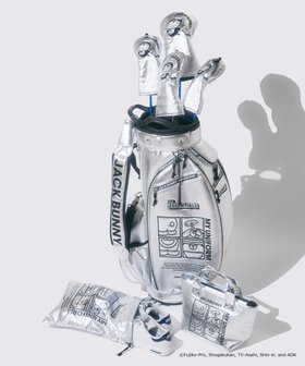 【ジャックバニー/Jack Bunny / MEN】のメタリックキャディバッグセット (46インチ対応) (UNISEX) 人気、トレンドファッション・服の通販 founy(ファニー) ファッション Fashion メンズファッション Fashion for Men バッグ Bags アクセサリー Fashion Accessories キャラクター Character, Licensed Characters クッション Cushion, Throw Pillow コレクション Collection, Seasonal Line 巾着 Drawstring Bag, Kinchaku ショルダー Shoulder, Shoulder Strap スペシャル Special, Limited Edition プレート Plate, Dish ポケット Pocket, Pocket Detail ユニセックス Unisex, Genderless ラウンド Round, Round Neck ゴルフ Golf |ID:prp329100004742293