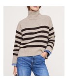 【バナナ リパブリック/BANANA REPUBLIC】のリラックス カシミヤ タートルネック セーター 人気、トレンドファッション・服の通販 founy(ファニー) ファッション Fashion レディースファッション Fashion for Women トップス・カットソー Cut & Sew Tops タートルネック・ハイネックトップス Turtlenecks & High-Neck Tops セーター Sweater, Knitwear タートルネック Turtleneck, High Neck プリント Print, Printed Pattern リラックス Relax, Relaxed Fit thumbnail MINK/GANACHE_STRIPE|ID: prp329100004742567 ipo3291000000034270890