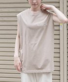 【アーバンリサーチ ドアーズ/URBAN RESEARCH DOORS】のFORK SPOON エンブロイダリーノースリーブTシャツ 人気、トレンドファッション・服の通販 founy(ファニー) ファッション Fashion レディースファッション Fashion for Women トップス・カットソー Cut & Sew Tops キャミソール&ノースリーブ Camisoles & Sleeveless Tops シャツ・ブラウス・オフィスカジュアル Elegant Blouses & Button-Ups ロングTシャツ・Tシャツ Longline T-Shirts & Tees 2025年 2025 2025春夏・S/S Spring/Summer 2025 SS25 インナー Innerwear シンプル Simple, Minimal ノースリーブ Sleeveless, No-Sleeve ベーシック Basic, Essential 夏 Summer S/S・春夏 SS, Spring/Summer, Warm Season thumbnail BEIGE|ID: prp329100004742577 ipo3291000000034497730