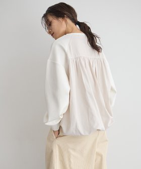 【ガレージ オブ グッド クロージング/GARAGE OF GOOD CLOTHING】の異素材MIX裾ドロストプルオーバー 人気、トレンドファッション・服の通販 founy(ファニー) ファッション Fashion レディースファッション Fashion for Women トップス・カットソー Cut & Sew Tops カジュアルプルオーバー・ニットトップス Pullovers & Knit Tops / Casual Pullovers おすすめ Recommended / Our Picks コンシャス Conscious, Bodycon サテン Satin, Glossy Fabric トレンド Trend, Trending Now バルーン Balloon, Balloon Silhouette フォルム Silhouette, Form ポケット Pocket, Pocket Detail |ID:prp329100004742591