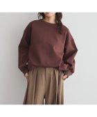 【ガレージ オブ グッド クロージング/GARAGE OF GOOD CLOTHING】の異素材MIX裾ドロストプルオーバー 人気、トレンドファッション・服の通販 founy(ファニー) ファッション Fashion レディースファッション Fashion for Women トップス・カットソー Cut & Sew Tops カジュアルプルオーバー・ニットトップス Pullovers & Knit Tops / Casual Pullovers おすすめ Recommended / Our Picks コンシャス Conscious, Bodycon サテン Satin, Glossy Fabric トレンド Trend, Trending Now バルーン Balloon, Balloon Silhouette フォルム Silhouette, Form ポケット Pocket, Pocket Detail thumbnail ブラウン|ID: prp329100004742591 ipo3291000000034519424