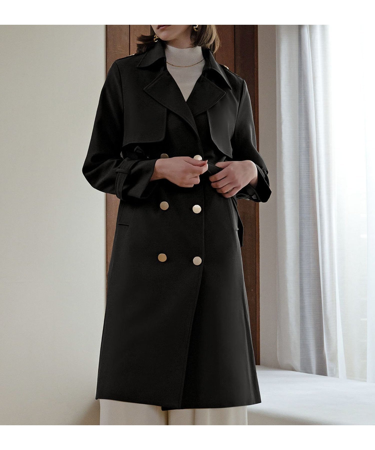 【ガール/GIRL】のトレンチコート ロング丈 ロングコート インテリア・キッズ・メンズ・レディースファッション・服の通販 founy(ファニー) 　ファッション　Fashion　レディースファッション　Fashion for Women　アウター　Coat / Outerwear Collection　コート・ロングコート・ピーコート　Long Coats, Peacoats & More　トレンチコート / 春秋の定番アウター　Trench Coats　クラシカル　Classical, Vintage-Inspired　ロング　Long, Long-Length　エレガント 上品　Elegant　再入荷　Restock / Back in Stock　定番　Standard, Basic Item　BK|ID: prp329100004742626 ipo3291000000034498471