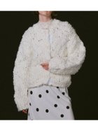【メゾンスペシャル/MAISON SPECIAL】のハンドスラブニットカーディガン 人気、トレンドファッション・服の通販 founy(ファニー) ファッション Fashion レディースファッション Fashion for Women トップス・カットソー Cut & Sew Tops ニット Knit Tops & Sweaters カーディガン・羽織り Layered Style Cardigans パッチ Patch, Appliqué 別注 Limited Edition, Custom Order 手編み Hand-Knitted, Handmade Knit 秋 Autumn thumbnail WHT|ID: prp329100004742647 ipo3291000000034949901