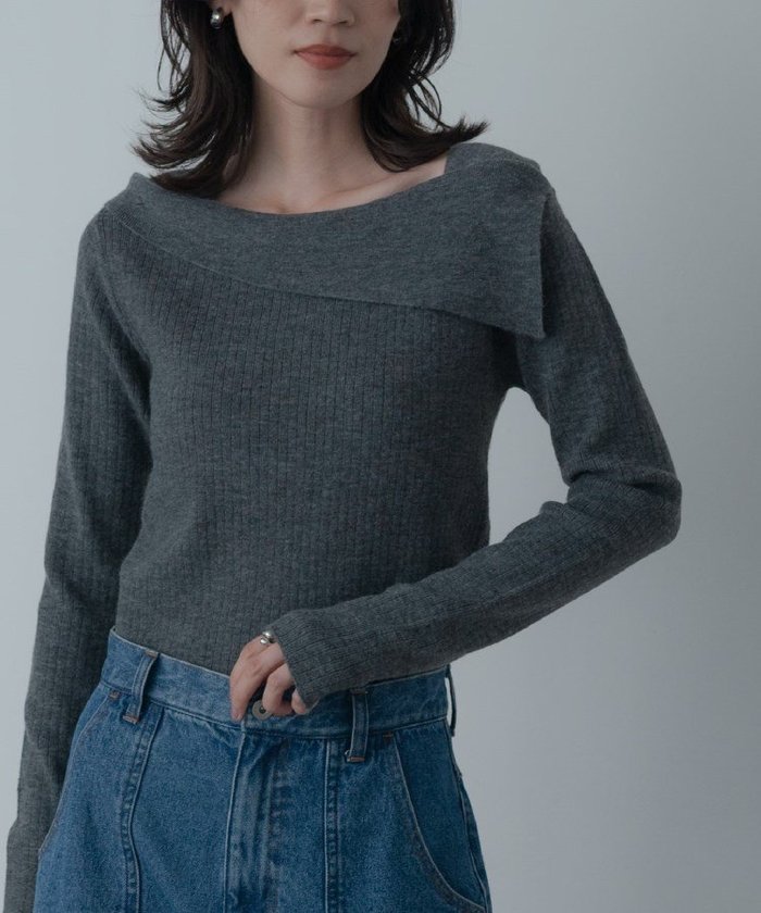 【インディヴィ/INDIVI】のアシメオフショルニット インテリア・キッズ・メンズ・レディースファッション・服の通販 founy(ファニー) https://founy.com/ ファッション Fashion レディースファッション Fashion for Women トップス・カットソー Cut & Sew Tops ニット Knit Tops & Sweaters おすすめ Recommended / Our Picks アシンメトリー Asymmetrical Style フィット Fit, Slim Fit ワイド Wide, Wide Fit エレガント 上品 Elegant A/W・秋冬 Autumn/Winter |ID: prp329100004742656 ipo3291000000034271908