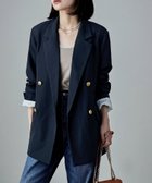 【ビーフラット/bflat】のトラディショナルツイルテーラードジャケット 人気、トレンドファッション・服の通販 founy(ファニー) ファッション Fashion レディースファッション Fashion for Women アウター Coat / Outerwear Collection レディースジャケット・軽アウター Jackets テーラードジャケット / 通勤・きれいめスタイル Tailored Jackets & Blazers クラシック Classic, Timeless Style シンプル Simple, Minimal ジャケット Jacket, Outerwear ストライプ Stripe, Striped Pattern タートル Turtleneck, Turtle Collar ダブル Double, Double-Breasted デニム Denim, Jeans Material トレンド Trend, Trending Now バランス Balance, Style Balance ボトム Bottoms, Lower Wear ポケット Pocket, Pocket Detail マニッシュ Mannish, Boyish 無地 Plain, Solid Color おすすめ Recommended / Our Picks thumbnail ネイビー|ID: prp329100004742668 ipo3291000000034272040