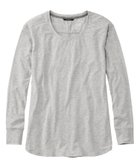 【エルエルビーン/L.L.Bean】のビヨンド・ソフト・ティ、長袖 米国フィット・プチ Lt Gry Hthr|ID: prp329100004742726 ipo3291000000034272318
