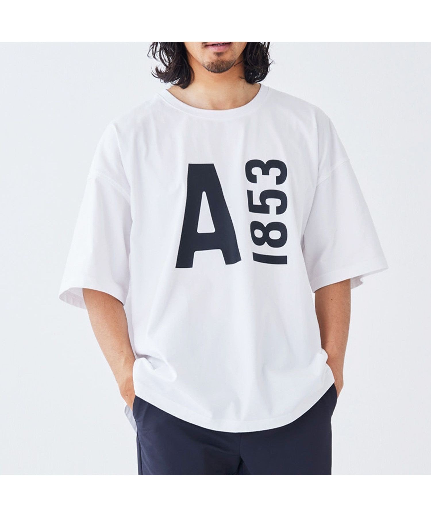 【エーグル/AIGLE】のヘビーウェイトコットン オーバーサイズ ビッグロゴ 半袖Tシャツ インテリア・キッズ・メンズ・レディースファッション・服の通販 founy(ファニー) 　ファッション　Fashion　レディースファッション　Fashion for Women　トップス・カットソー　Cut & Sew Tops　シャツ・ブラウス・オフィスカジュアル　Elegant Blouses & Button-Ups　ロングTシャツ・Tシャツ　Longline T-Shirts & Tees　トレンド　Trend, Trending Now　ビッグ　Big, Oversized　フィット　Fit, Slim Fit　ミックス　Mix, Mixed Style　リラックス　Relax, Relaxed Fit　ワイド　Wide, Wide Fit　半袖　Short Sleeve, Half Sleeve　ホワイト|ID: prp329100004742729 ipo3291000000034528908