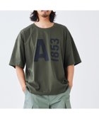 【エーグル/AIGLE】のヘビーウェイトコットン オーバーサイズ ビッグロゴ 半袖Tシャツ 人気、トレンドファッション・服の通販 founy(ファニー) ファッション Fashion レディースファッション Fashion for Women トップス・カットソー Cut & Sew Tops シャツ・ブラウス・オフィスカジュアル Elegant Blouses & Button-Ups ロングTシャツ・Tシャツ Longline T-Shirts & Tees トレンド Trend, Trending Now ビッグ Big, Oversized フィット Fit, Slim Fit ミックス Mix, Mixed Style リラックス Relax, Relaxed Fit ワイド Wide, Wide Fit 半袖 Short Sleeve, Half Sleeve thumbnail ダークグリーン|ID: prp329100004742729 ipo3291000000034528911