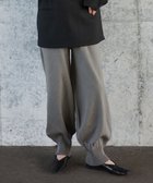 【セレクトモカ/SELECT MOCA】の【人気インフルエンサーコラボbySON】裾リブニットバルーンパンツ チャコールグレー-920|ID: prp329100004742738 ipo3291000000034568529