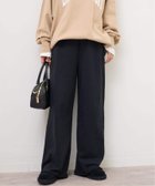 【ジャーナルスタンダード レリューム/JOURNAL STANDARD relume】の《追加13》ワイドスウェットパンツ ブラック A|ID: prp329100004742742 ipo3291000000034486671