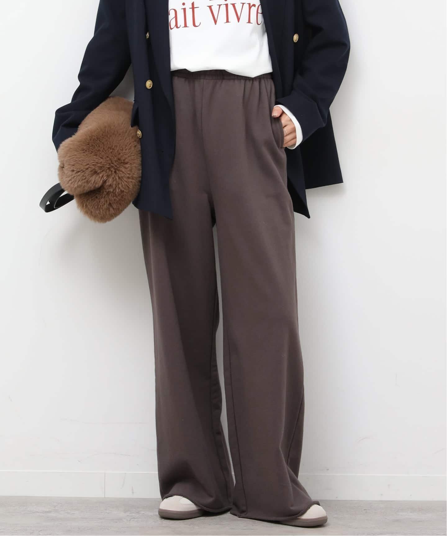 【ジャーナルスタンダード レリューム/JOURNAL STANDARD relume】の《追加13》ワイドスウェットパンツ インテリア・キッズ・メンズ・レディースファッション・服の通販 founy(ファニー) ファッション Fashion レディースファッション Fashion for Women パンツ Pants & Trousers 2025年 2025 2025-2026秋冬・A/W Autumn/Winter 2025–26 AW25–26 おすすめ Recommended / Our Picks シンプル Simple, Minimal スウェット / スエット Sweatshirt, Sweatwear ポケット Pocket, Pocket Detail ワイド Wide, Wide Fit ブラウン|ID: prp329100004742742 ipo3291000000034486674