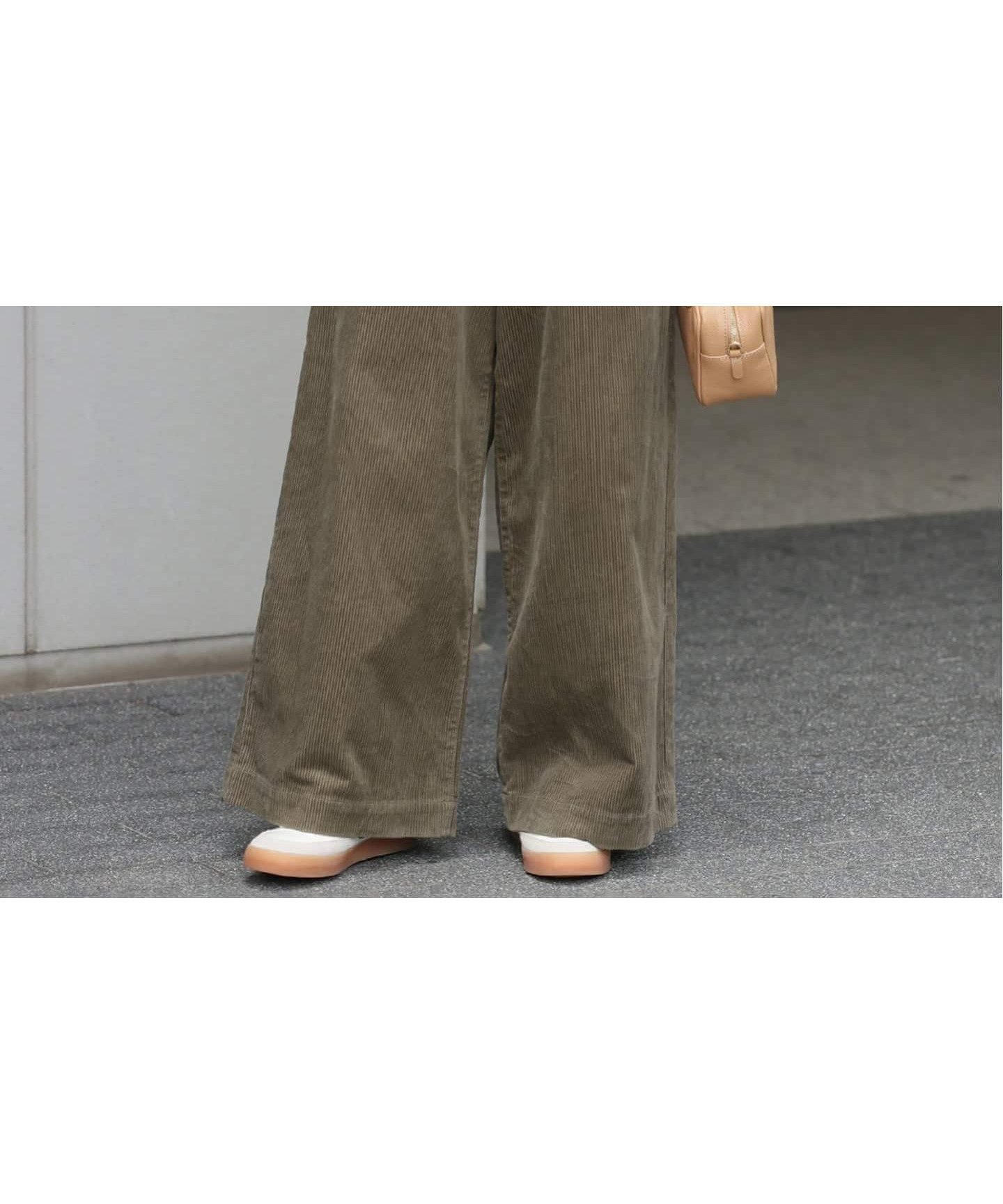 【ジャーナルスタンダード レリューム/JOURNAL STANDARD relume】の《追加》 25AW新作 コットンコーデュロイイージーワイド インテリア・キッズ・メンズ・レディースファッション・服の通販 founy(ファニー) 　ファッション　Fashion　レディースファッション　Fashion for Women　2025年　2025　2025-2026秋冬・A/W　Autumn/Winter 2025–26 AW25–26　コーデュロイ　Corduroy, Cord Fabric　ドローコード　Drawcord, Drawstring Cord　リラックス　Relax, Relaxed Fit　ワイド　Wide, Wide Fit　カーキ|ID: prp329100004742750 ipo3291000000034577173