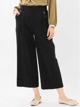【タカキュー/TAKA-Q】のストレッチ ボタン付き ワンタック ワイドパンツ 人気、トレンドファッション・服の通販 founy(ファニー) ファッション Fashion レディースファッション Fashion for Women パンツ Pants & Trousers ウォッシャブル Machine Washable エレガント 上品 Elegant 春 Spring 秋 Autumn クロップド Cropped, Short Length シャーリング Shirring, Ruched ジャケット Jacket, Outerwear ストレッチ Stretch, Stretchy Fabric セットアップ Set-Up, Coordinated Outfit バランス Balance, Style Balance フィット Fit, Slim Fit フロント Front, Front Design ポケット Pocket, Pocket Detail リブニット Rib Knit, Ribbed Knit ワイド Wide, Wide Fit 冬 Winter / This Winter A/W・秋冬 Autumn/Winter S/S・春夏 SS, Spring/Summer, Warm Season おすすめ Recommended / Our Picks 夏 Summer セレモニー Ceremony 入学式 Entrance Ceremony 卒業式 Graduation Ceremony ビジネス 仕事 通勤 Business / Work / Commuting 結婚式 Wedding |ID:prp329100004742754