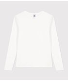 【プチバトー/PETIT BATEAU】のクルーネック長袖Tシャツ 人気、トレンドファッション・服の通販 founy(ファニー) ファッション Fashion レディースファッション Fashion for Women トップス・カットソー Cut & Sew Tops シャツ・ブラウス・オフィスカジュアル Elegant Blouses & Button-Ups ロングTシャツ・Tシャツ Longline T-Shirts & Tees フィット Fit, Slim Fit プリント Print, Printed Pattern 人気 Popular, Best Seller 定番 Standard, Basic Item 長袖 Long Sleeve, Full Sleeve thumbnail ホワイト|ID: prp329100004742756 ipo3291000000034272544