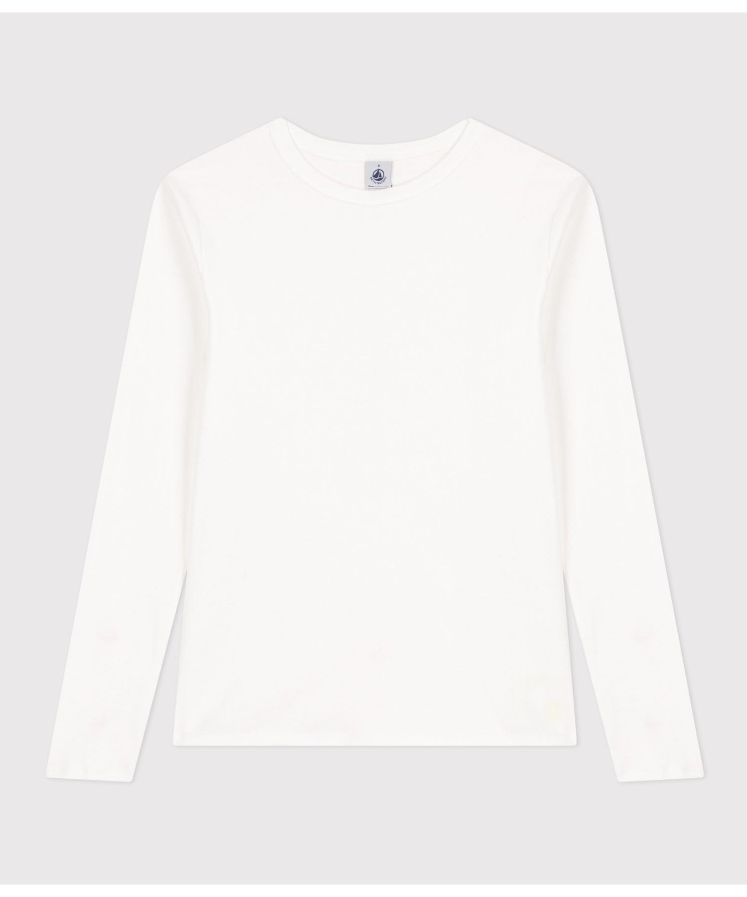 【プチバトー/PETIT BATEAU】のクルーネック長袖Tシャツ インテリア・キッズ・メンズ・レディースファッション・服の通販 founy(ファニー)  ファッション Fashion レディースファッション Fashion for Women トップス・カットソー Cut & Sew Tops シャツ・ブラウス・オフィスカジュアル Elegant Blouses & Button-Ups ロングTシャツ・Tシャツ Longline T-Shirts & Tees フィット Fit, Slim Fit プリント Print, Printed Pattern 人気 Popular, Best Seller 定番 Standard, Basic Item 長袖 Long Sleeve, Full Sleeve ホワイト|ID: prp329100004742756 ipo3291000000034272544
