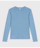 【プチバトー/PETIT BATEAU】のクルーネック長袖Tシャツ 人気、トレンドファッション・服の通販 founy(ファニー) ファッション Fashion レディースファッション Fashion for Women トップス・カットソー Cut & Sew Tops シャツ・ブラウス・オフィスカジュアル Elegant Blouses & Button-Ups ロングTシャツ・Tシャツ Longline T-Shirts & Tees フィット Fit, Slim Fit プリント Print, Printed Pattern 人気 Popular, Best Seller 定番 Standard, Basic Item 長袖 Long Sleeve, Full Sleeve thumbnail ライトブルー|ID: prp329100004742756 ipo3291000000034272551