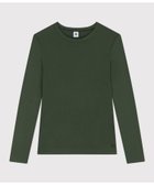 【プチバトー/PETIT BATEAU】のクルーネック長袖Tシャツ 人気、トレンドファッション・服の通販 founy(ファニー) ファッション Fashion レディースファッション Fashion for Women トップス・カットソー Cut & Sew Tops シャツ・ブラウス・オフィスカジュアル Elegant Blouses & Button-Ups ロングTシャツ・Tシャツ Longline T-Shirts & Tees フィット Fit, Slim Fit プリント Print, Printed Pattern 人気 Popular, Best Seller 定番 Standard, Basic Item 長袖 Long Sleeve, Full Sleeve thumbnail グリーン|ID: prp329100004742756 ipo3291000000034272554