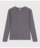 【プチバトー/PETIT BATEAU】のクルーネック長袖Tシャツ 人気、トレンドファッション・服の通販 founy(ファニー) ファッション Fashion レディースファッション Fashion for Women トップス・カットソー Cut & Sew Tops シャツ・ブラウス・オフィスカジュアル Elegant Blouses & Button-Ups ロングTシャツ・Tシャツ Longline T-Shirts & Tees フィット Fit, Slim Fit プリント Print, Printed Pattern 人気 Popular, Best Seller 定番 Standard, Basic Item 長袖 Long Sleeve, Full Sleeve thumbnail グレー|ID: prp329100004742756 ipo3291000000034272557