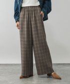 【グローバルワーク/GLOBAL WORK】のあったかリラックスワイドパンツ/591305 ブラウンチェック57|ID: prp329100004742767 ipo3291000000034506915