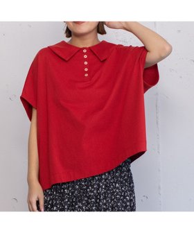 【プードゥドゥ/POU DOU DOU】の並びボタン衿付きトップス 人気、トレンドファッション・服の通販 founy(ファニー) ファッション Fashion レディースファッション Fashion for Women トップス・カットソー Cut & Sew Tops おすすめ Recommended / Our Picks スマート Smart, Elegant ポロシャツ Polo Shirt, Collared Tee リラックス Relax, Relaxed Fit |ID:prp329100004742778