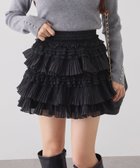 【ナイスクラップ/NICE CLAUP】のフリルミニスカート ブラック|ID: prp329100004742782 ipo3291000000034529686