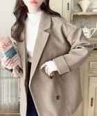 【モーメントプラス/moment+ / MEN】のニットメルトンルーズシルエットダブルテーラードジャケット 人気、トレンドファッション・服の通販 founy(ファニー) ファッション Fashion メンズファッション Fashion for Men クラシカル Classical, Vintage-Inspired ショート Short, Short Length センター Center, Center Line ダブル Double, Double-Breasted デニム Denim, Jeans Material トレンド Trend, Trending Now なめらか Smooth, Silky Texture ビッグ Big, Oversized フェルト Felt, Felt Fabric フレア Flare, Flared ベーシック Basic, Essential ポケット Pocket, Pocket Detail ミニスカート Mini Skirt, Short Skirt メルトン Melton, Heavy Wool ルーズ Loose, Oversized ロールアップ Roll-Up, Cuffed Hem 再入荷 Restock / Back in Stock プチプライス・低価格 Affordable / Budget Price エレガント 上品 Elegant thumbnail ブラウン系その他|ID: prp329100004742798 ipo3291000000034965025