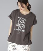 【ドレステリア/DRESSTERIOR】の箔PTドルマンスリーブロゴTシャツ チャコールグレー|ID: prp329100004742809 ipo3291000000034273008