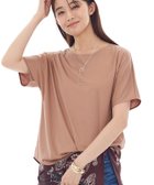 【インディヴィ/INDIVI】の【インナーとしても活躍!】シンプルTシャツ 人気、トレンドファッション・服の通販 founy(ファニー) ファッション Fashion レディースファッション Fashion for Women トップス・カットソー Cut & Sew Tops シャツ・ブラウス・オフィスカジュアル Elegant Blouses & Button-Ups ロングTシャツ・Tシャツ Longline T-Shirts & Tees 10月号 October Issue インナー Innerwear シンプル Simple, Minimal ジャケット Jacket, Outerwear スマート Smart, Elegant パターン Pattern, Design Print フォルム Silhouette, Form エレガント 上品 Elegant 日傘 Parasol, UV Umbrella 無地 Plain, Solid Color thumbnail キャメルブラウン|ID: prp329100004742821 ipo3291000000034273072